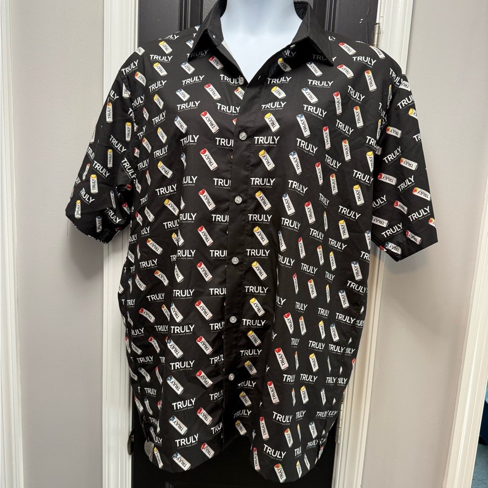 Truly Seltzer button up shirt - size XXL